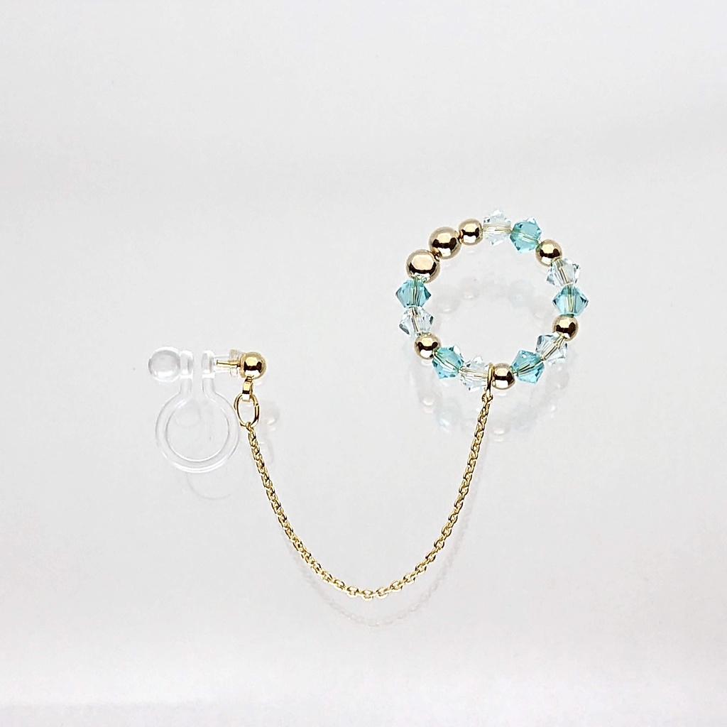 アズール・リーチ兄弟・オクタヴィネル イメージ クリスタル イヤーカフイヤリング/ピアス