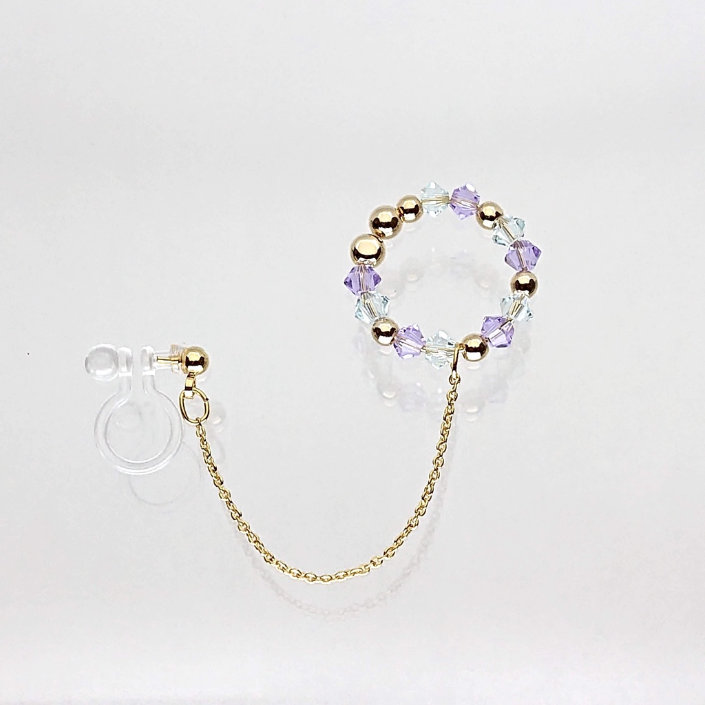 アズール・リーチ兄弟・オクタヴィネル イメージ クリスタル イヤーカフイヤリング/ピアス