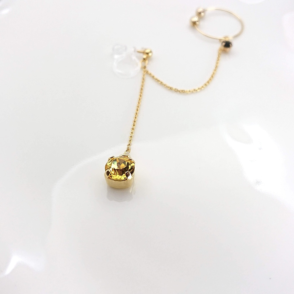 レオナ・ラギー・ジャック イメージ ストーン イヤーカフイヤリング/ピアス