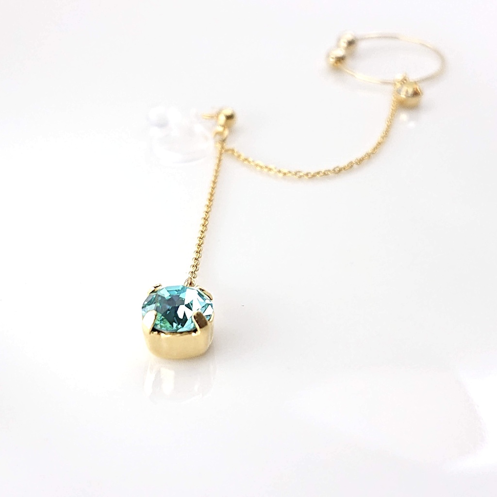 アズール・ジェイド・フロイド イメージ ストーン イヤーカフイヤリング/ピアス