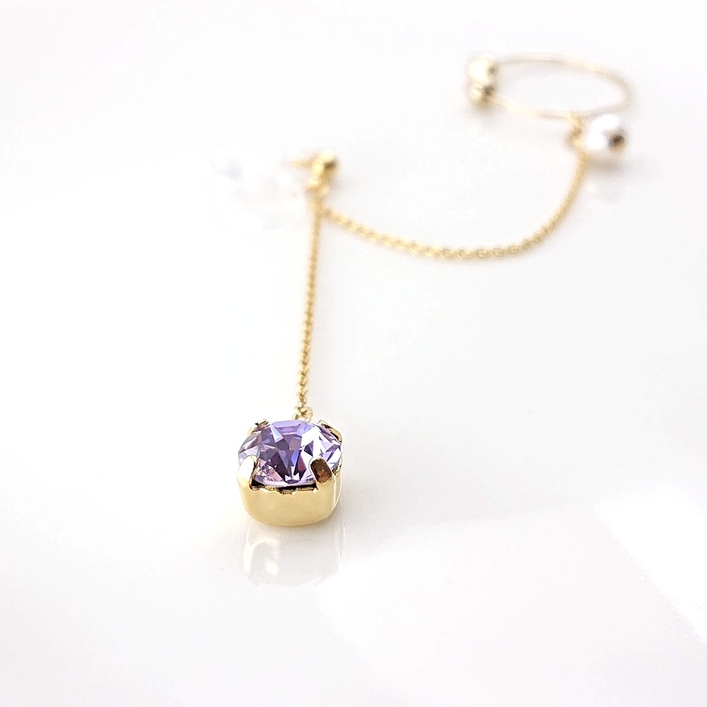 アズール・ジェイド・フロイド イメージ ストーン イヤーカフイヤリング/ピアス