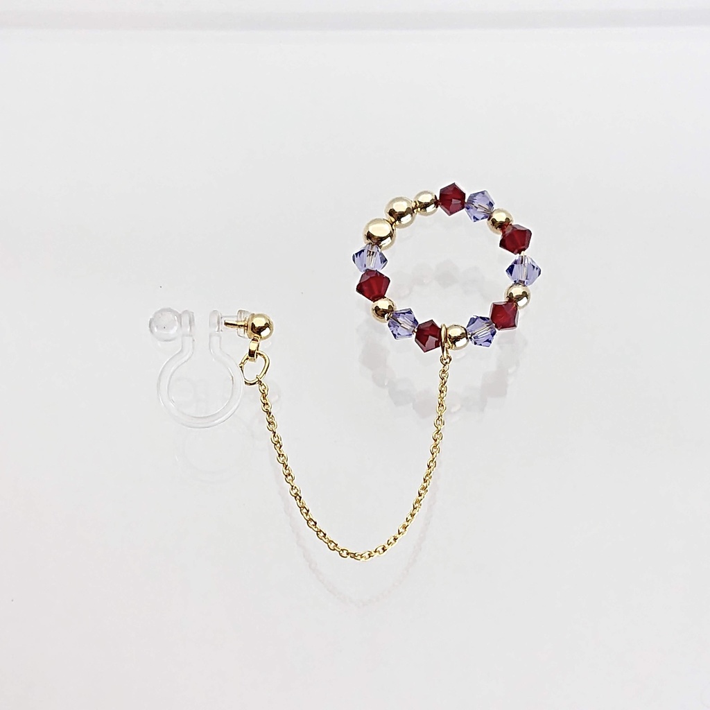 ヴィル・ルーク・エペル イメージ クリスタル イヤーカフイヤリング/ピアス