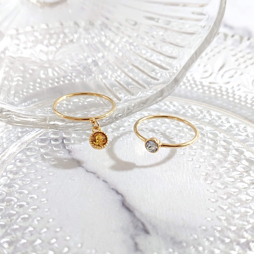 レオナ・ラギー・ジャックイメージ ストーンリングセット