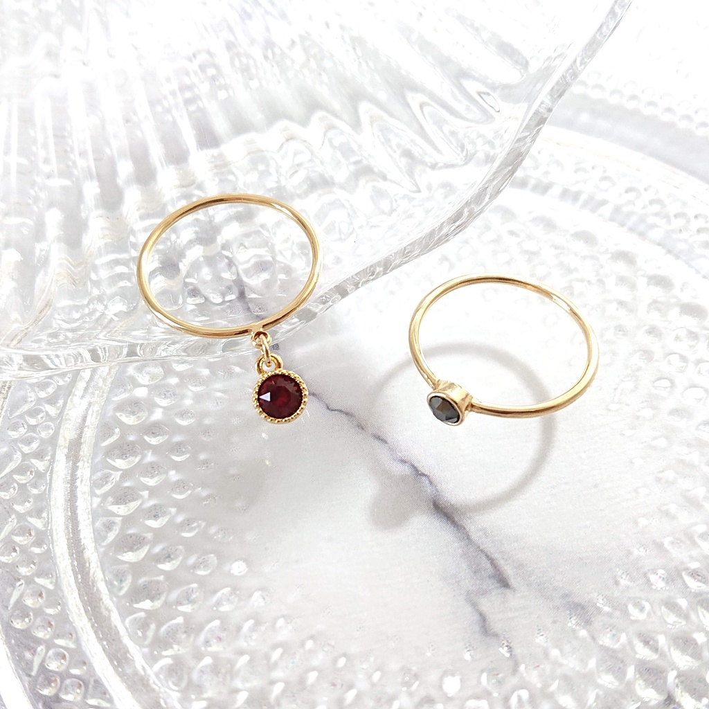 カリム・ジャミルイメージ ストーンリングセット