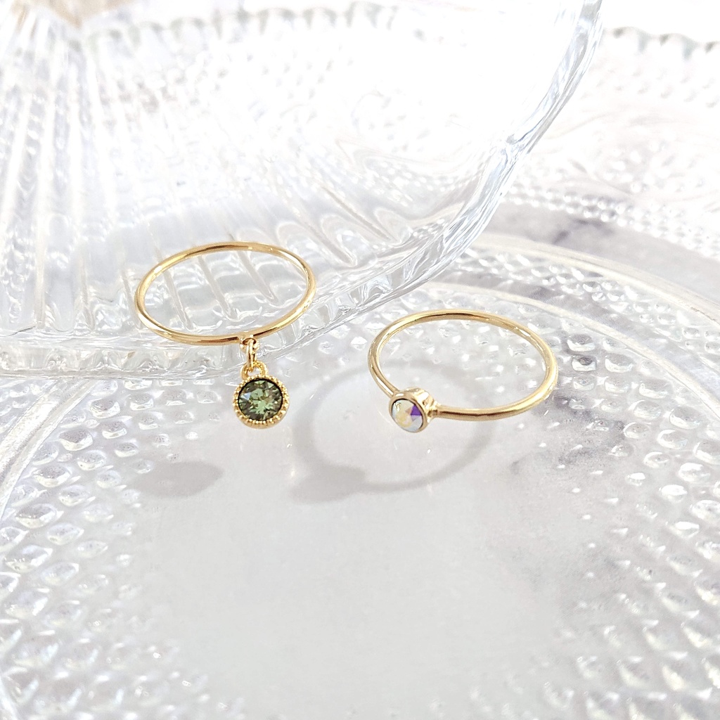 マレウス・リリア・シルバー・セベクイメージ ストーンリングセット