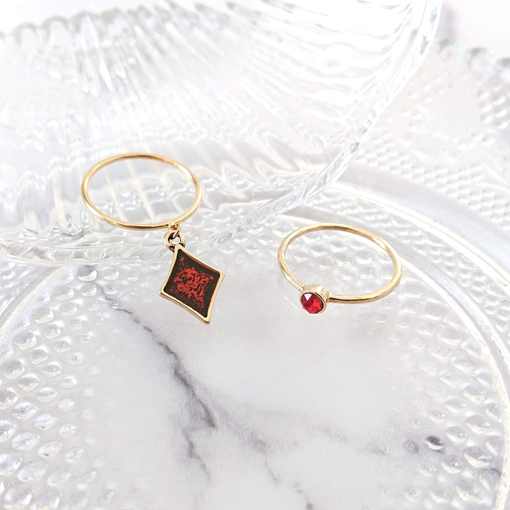 リドル・エース・デュース・トレイ・ケイトイメージ リングセット