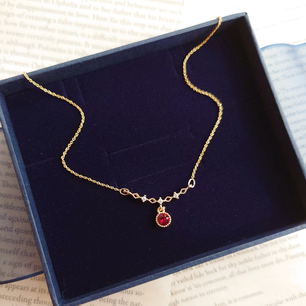 【サイズ調整可】twst イメージ レース調 ストーンバーネックレス