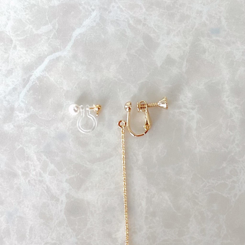 リーチ兄弟イメージ グラデーションビーズのピアス