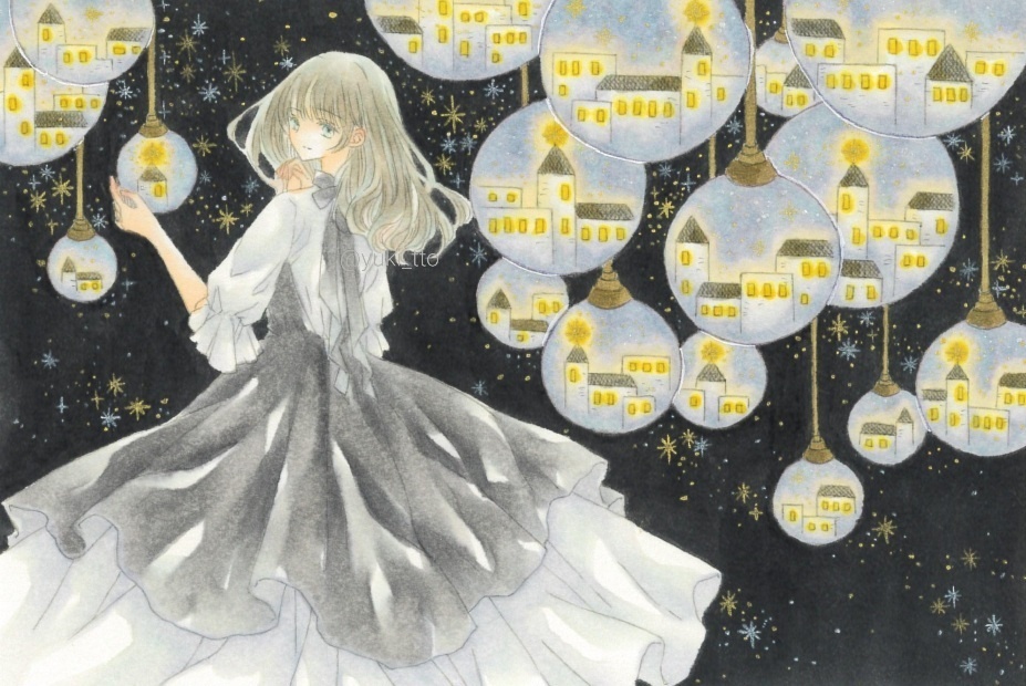 原画作品「街灯」