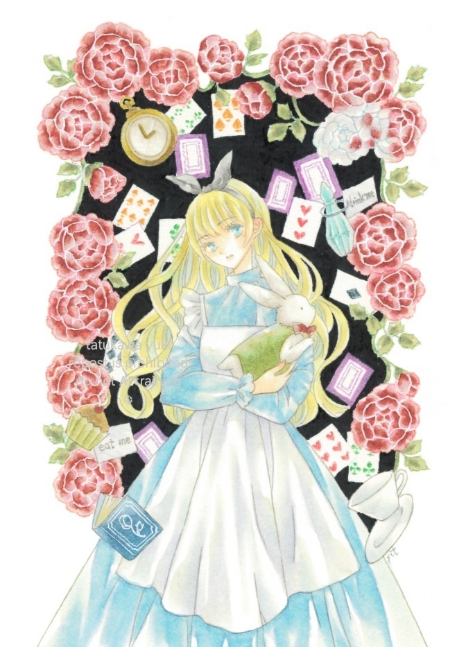 原画作品「ワンダーランドへ」