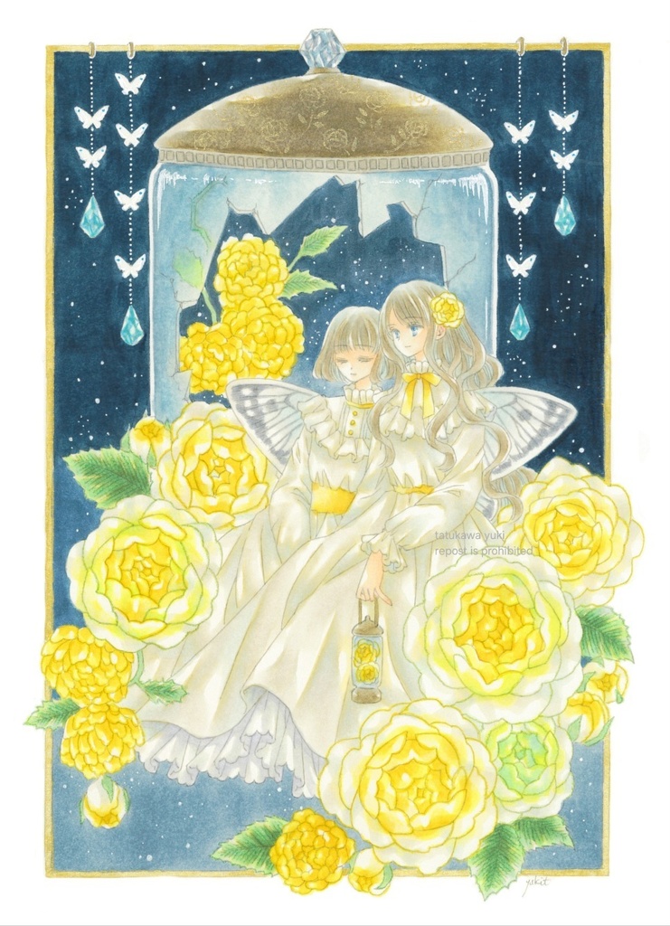 原画作品「静かの庭で」