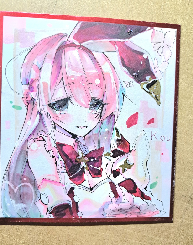 【二次創作】Arcaea 紅  色紙