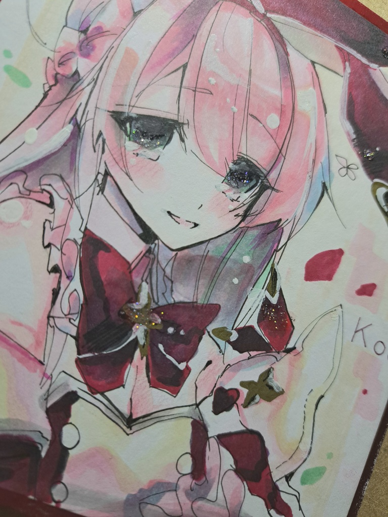 【二次創作】Arcaea 紅 色紙