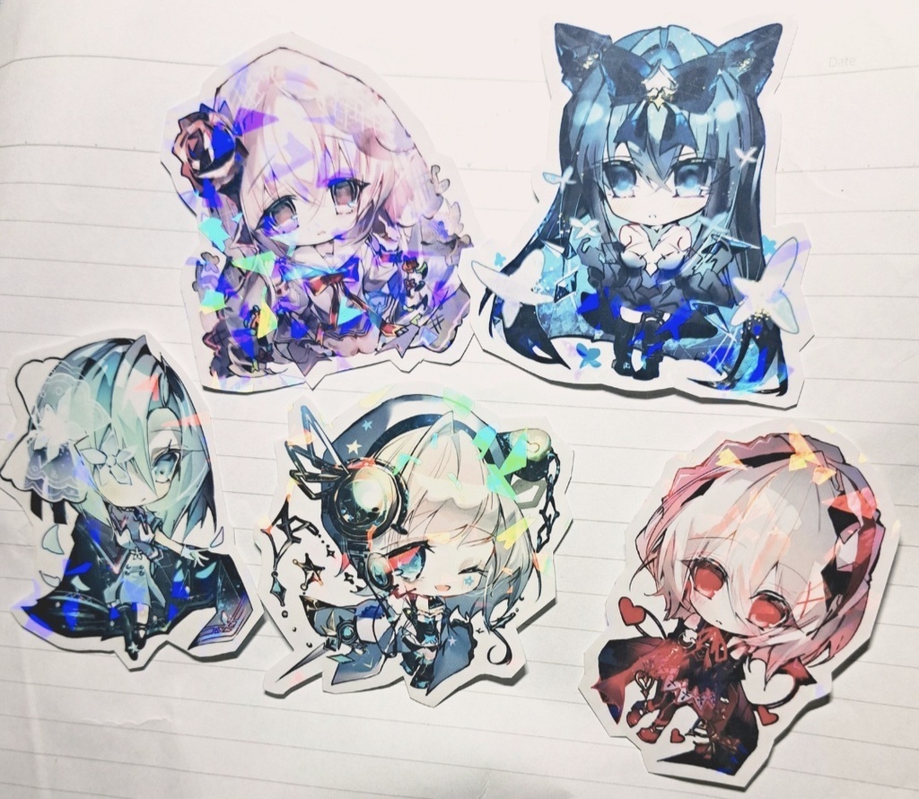 【二次創作】Arcaea ホログラム シール