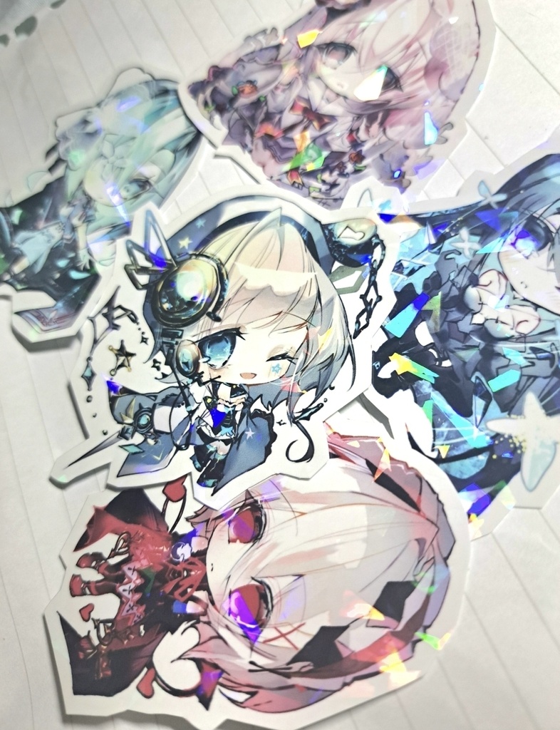 【二次創作】Arcaea ホログラム シール