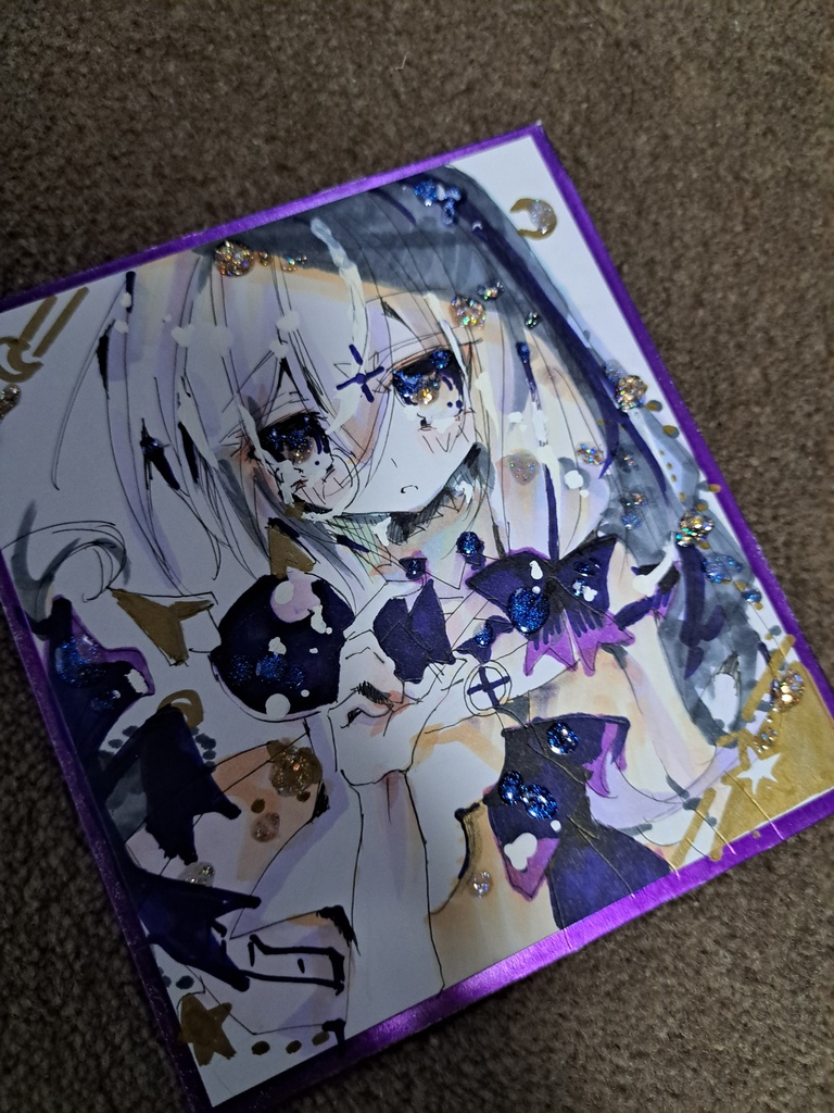 【二次創作】Arcaea 色紙 ファンアート 手描きイラスト