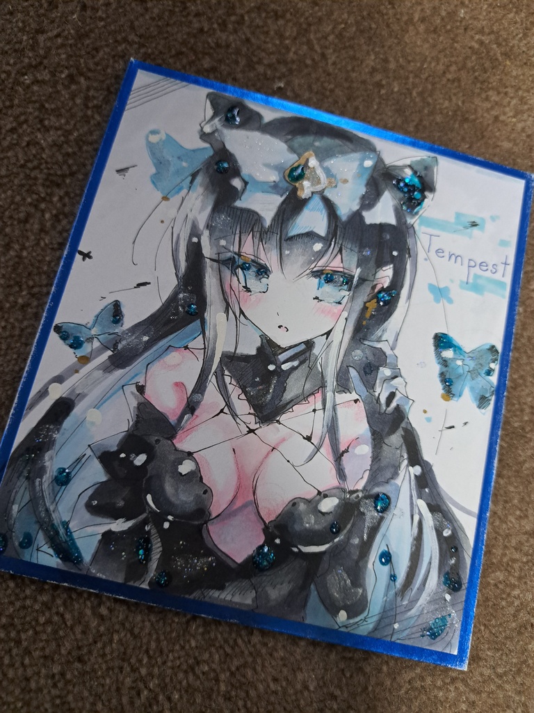 【二次創作】Arcaea 色紙 ファンアート 手描きイラスト