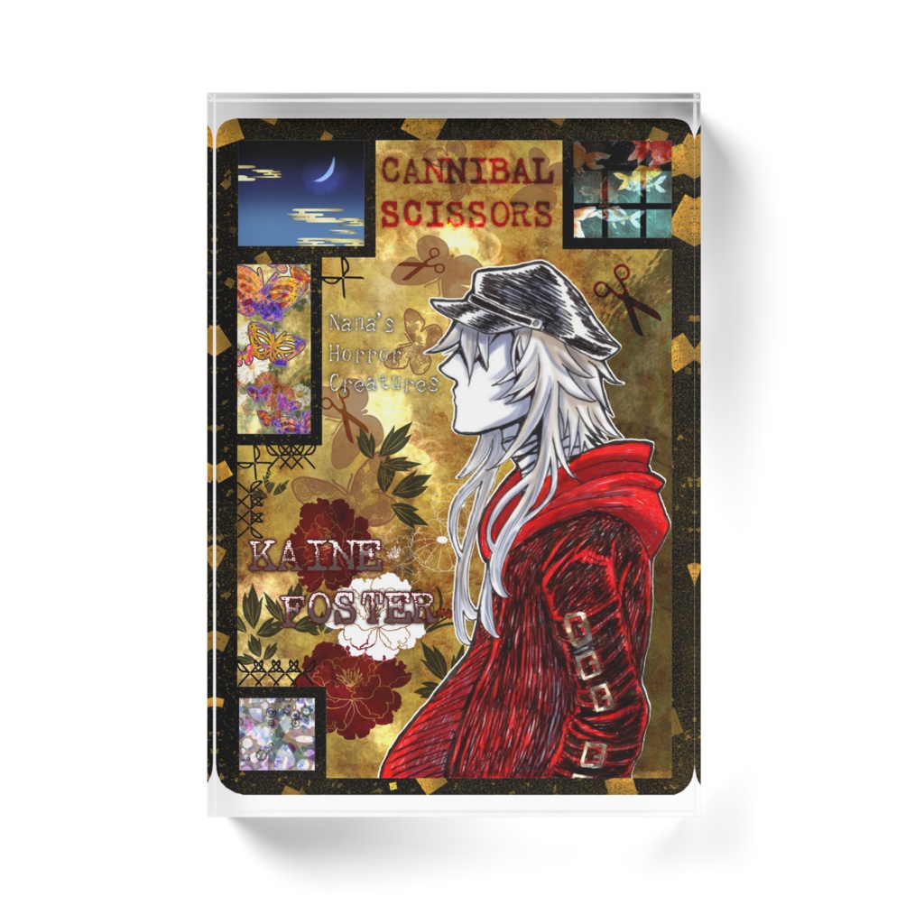 Cannibal Scissors:ACRYLIC BLOCK