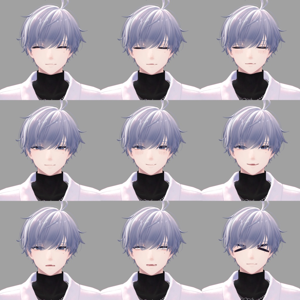 【狛乃/Komano】Face Animation Pack/50 Expressions