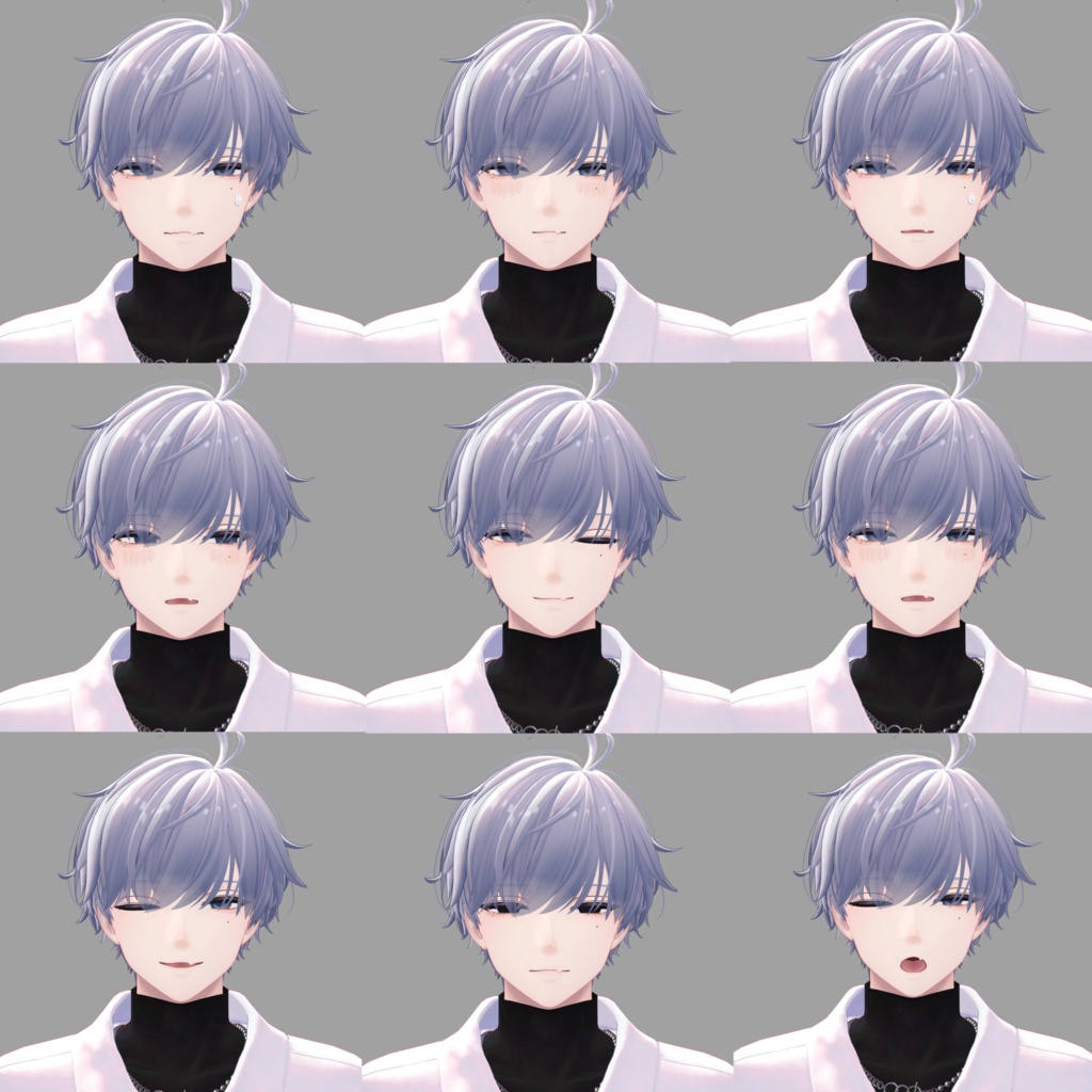 【狛乃/Komano】Face Animation Pack/50 Expressions