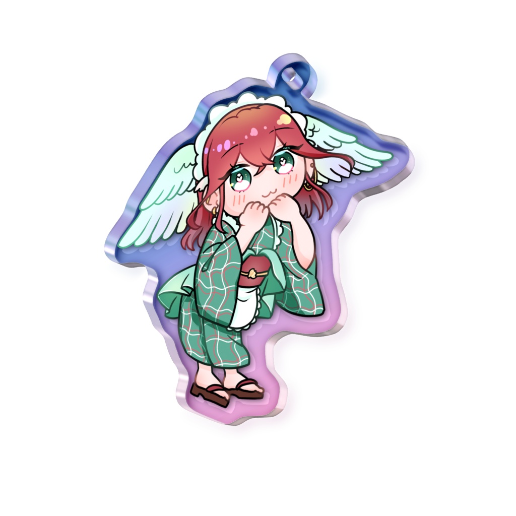 くうは❗のオーロラアクリルキーホルダー