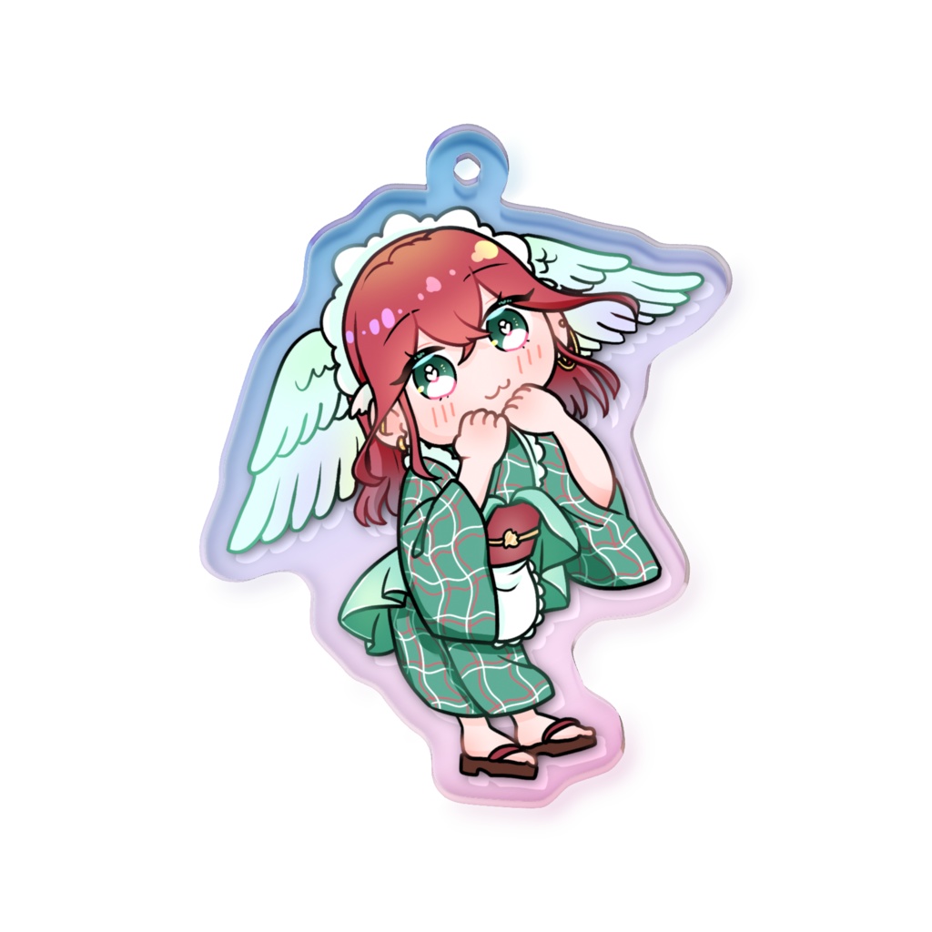 くうは❗のオーロラアクリルキーホルダー