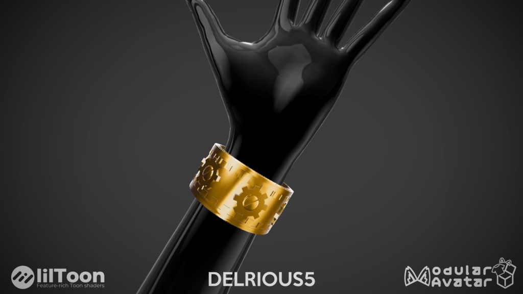 【MA互換】Gears Of Time アクセサリーセット - 【14アバター対応】(VRChat想定)