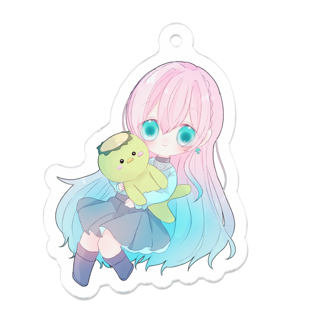 【BOOTH限定】ふわふわしゅうさんアクキー