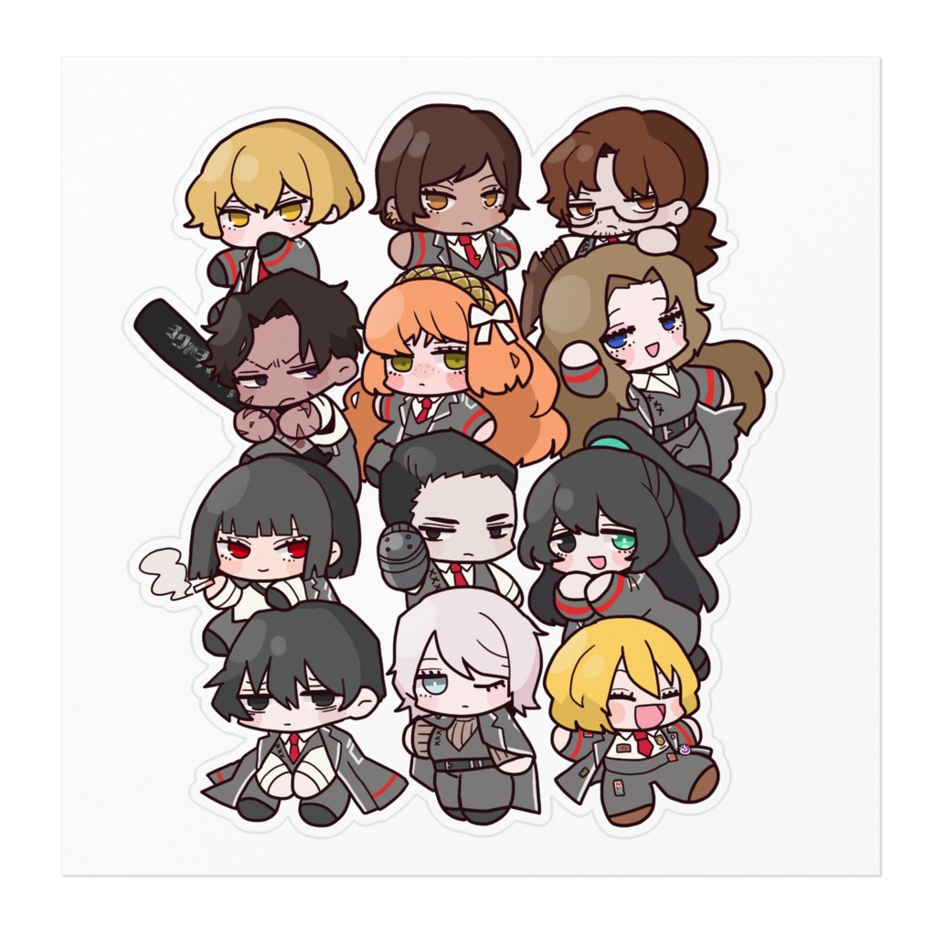 リンバス囚人ちみステッカー