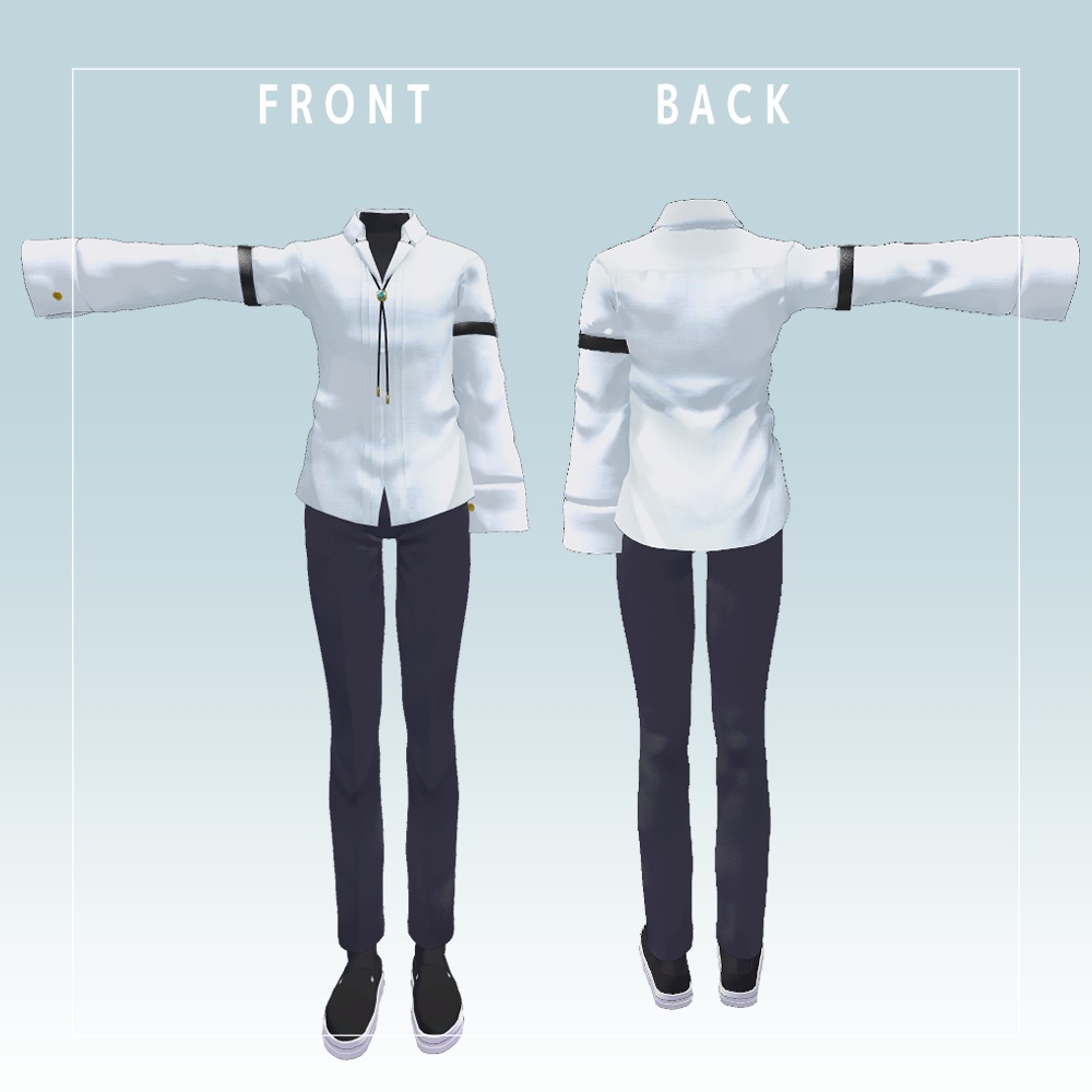 ルーズなクラシックシャツ【複数アバター対応】