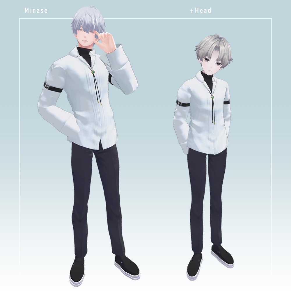 ルーズなクラシックシャツ【複数アバター対応】