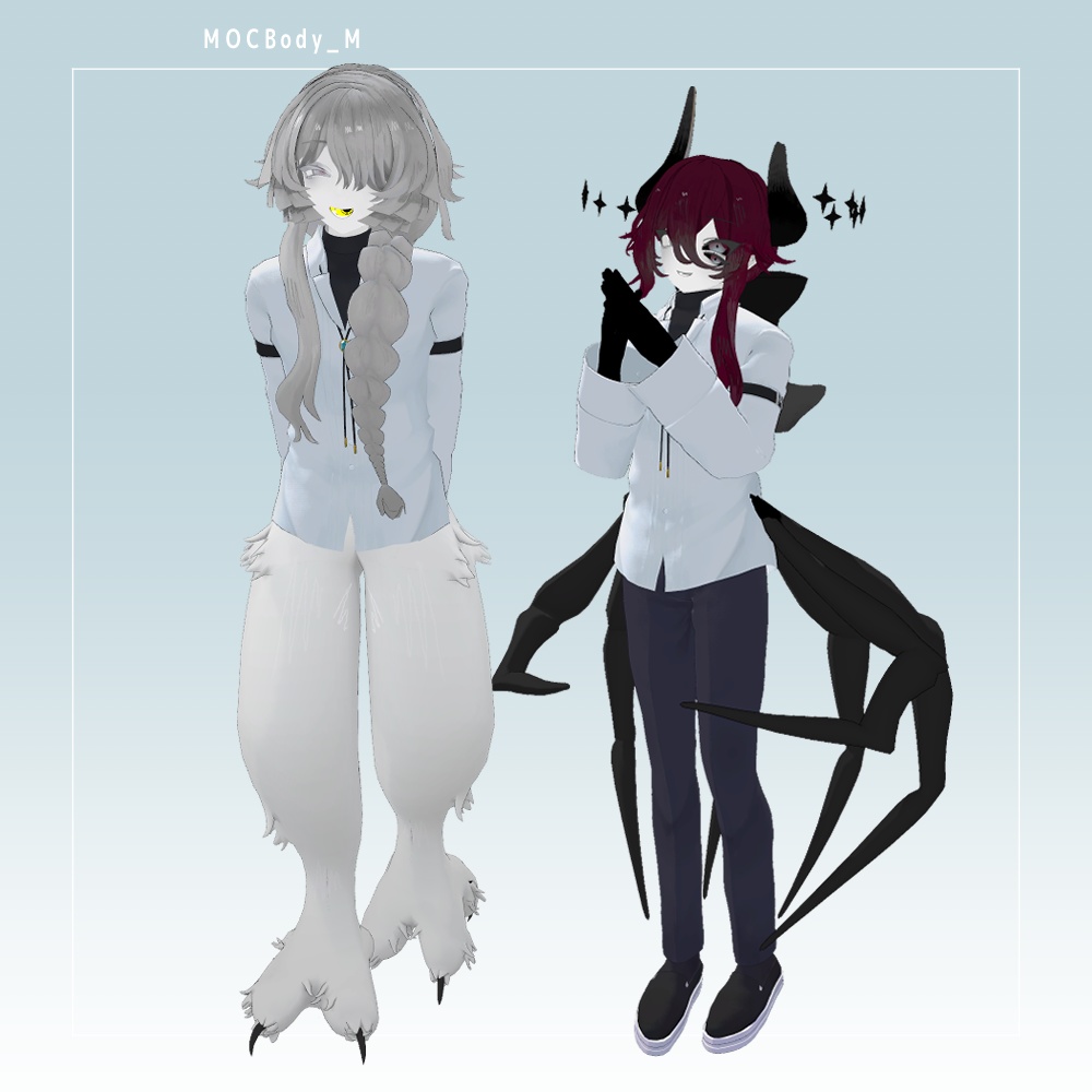 ルーズなクラシックシャツ【複数アバター対応】