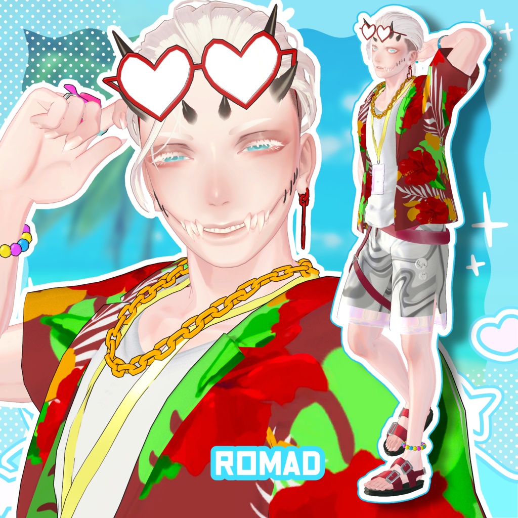 ✨️セール中✨️ごきげん!バカンススイムウェア【複数アバター対応】