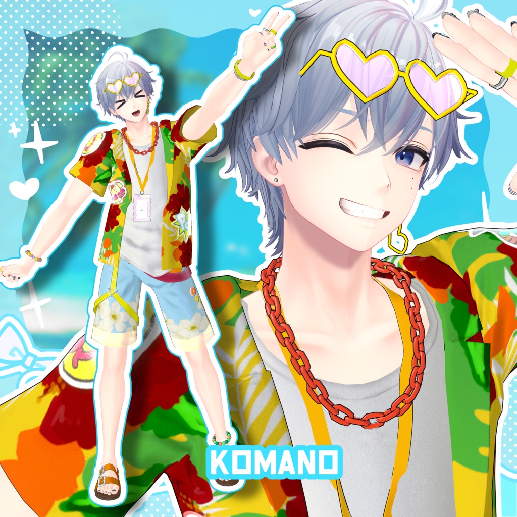 ✨️セール中✨️ごきげん!バカンススイムウェア【複数アバター対応】