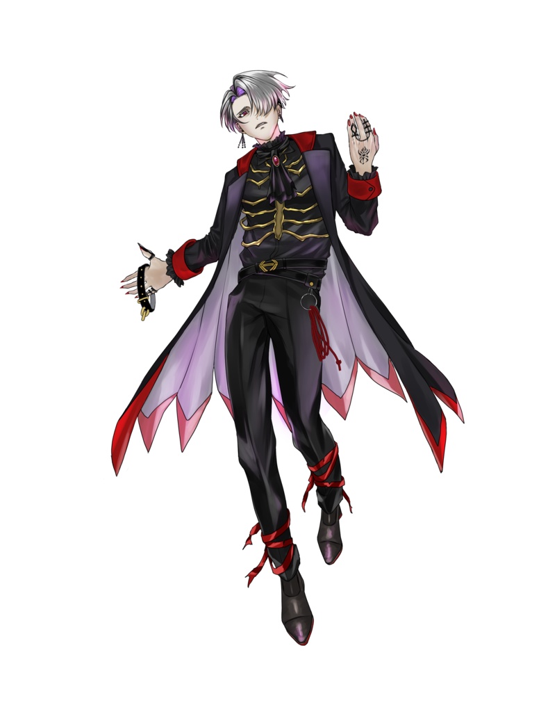 男性立ち絵素材 悪魔セット