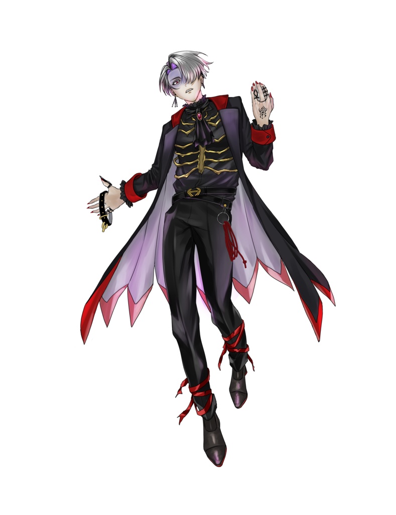 男性立ち絵素材 悪魔セット