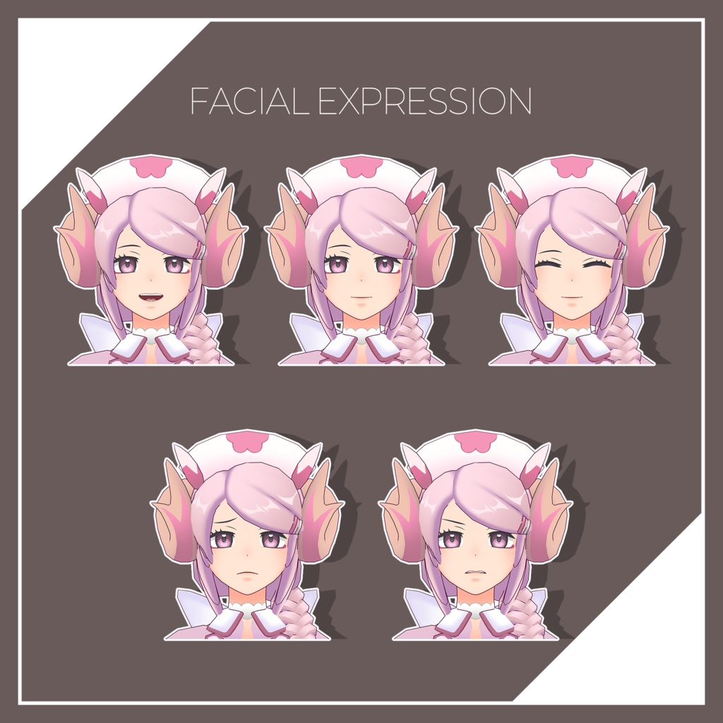 【無料】【 VRChatアバター 】 ドラゴンメイド・ナサリー