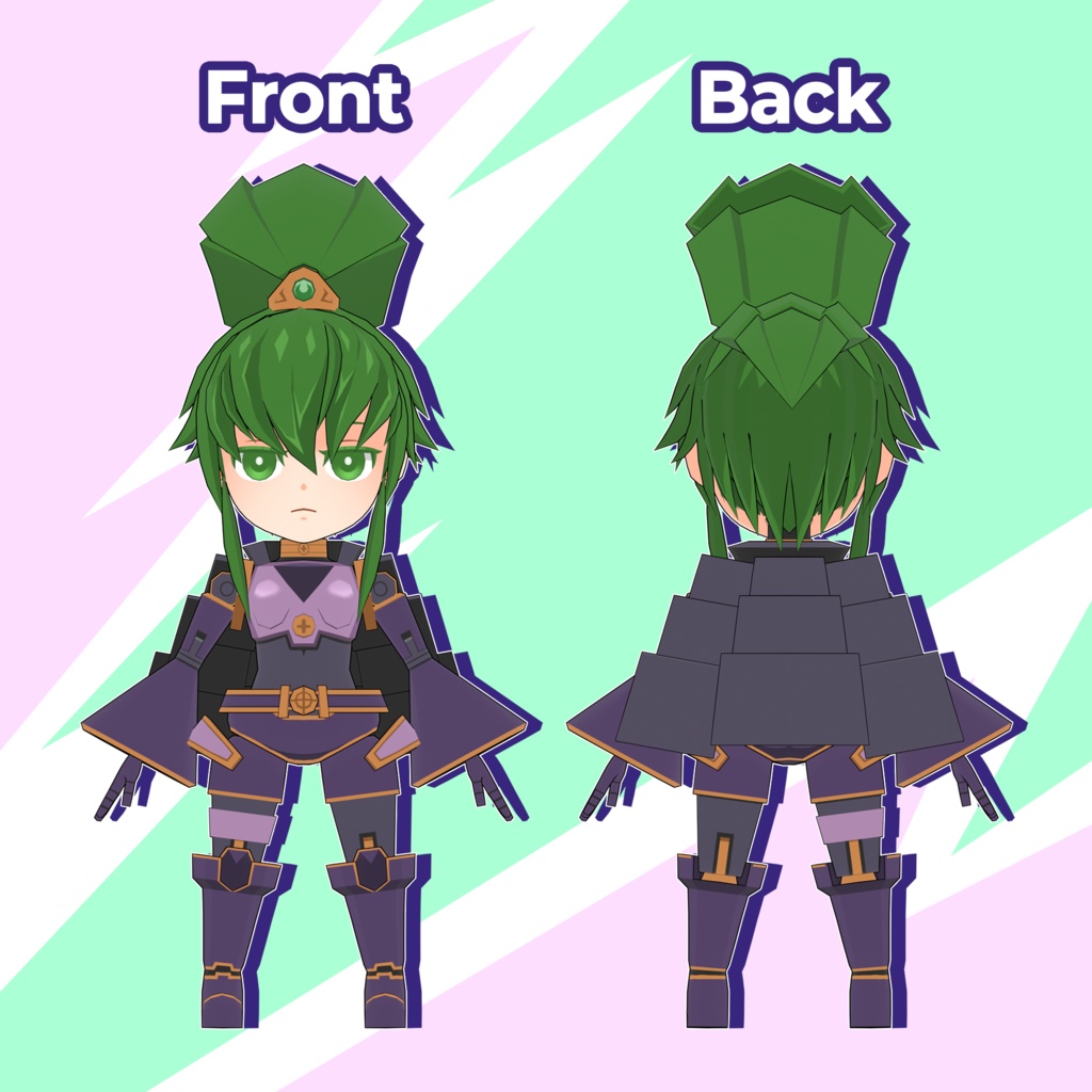 【無料】【 VRChatアバター 】SD エルシャドール・ミドラーシュ