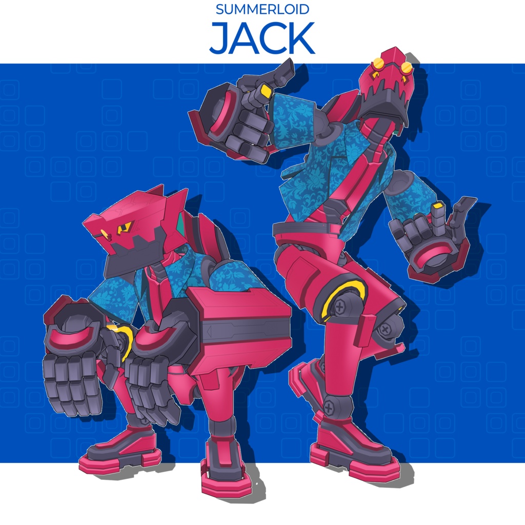 【オリジナル3Dモデル】サマーロイド・ジャック