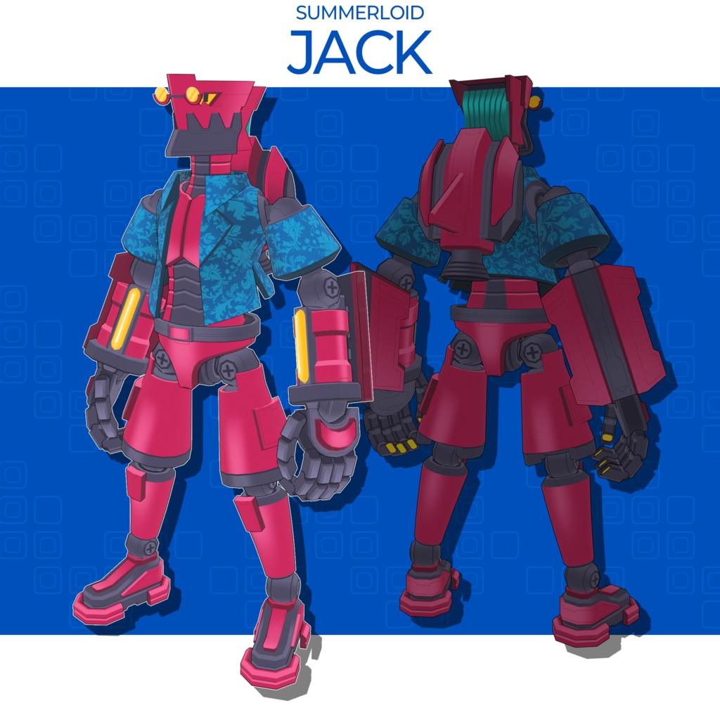 【オリジナル3Dモデル】サマーロイド・ジャック