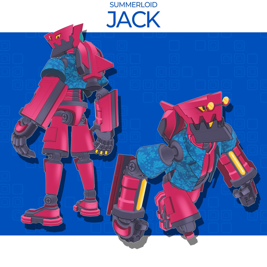 【オリジナル3Dモデル】サマーロイド・ジャック