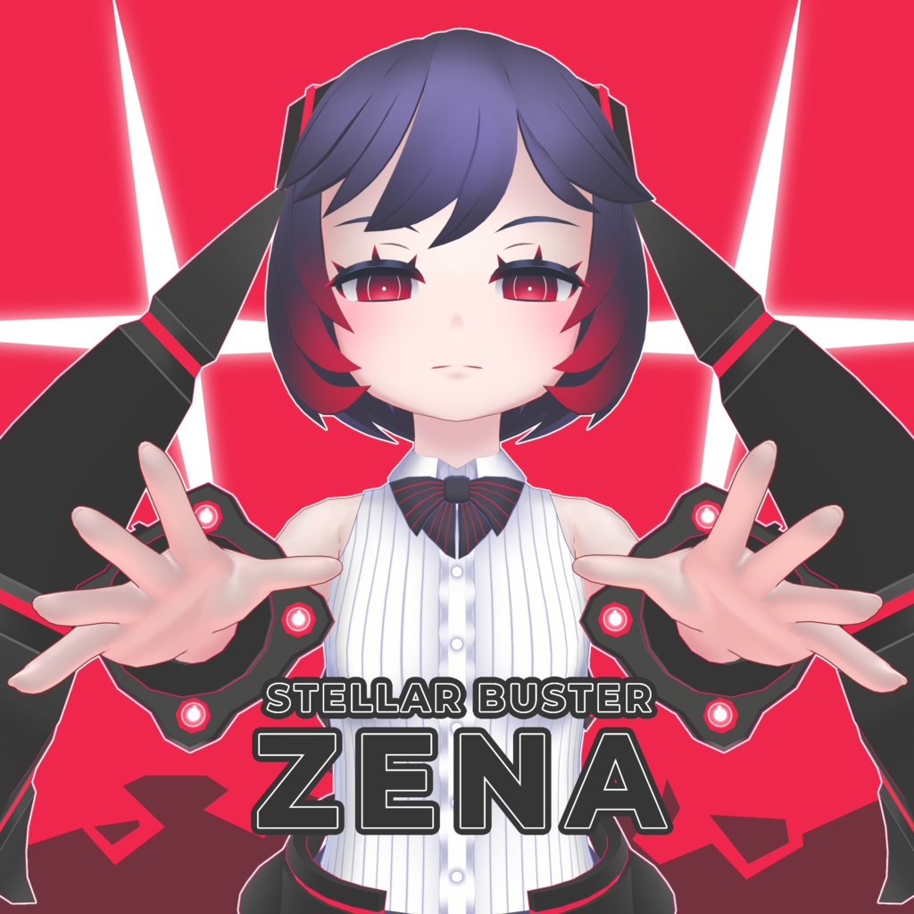 【オリジナル3Dモデル】 ステラ・バスター・ゼナ