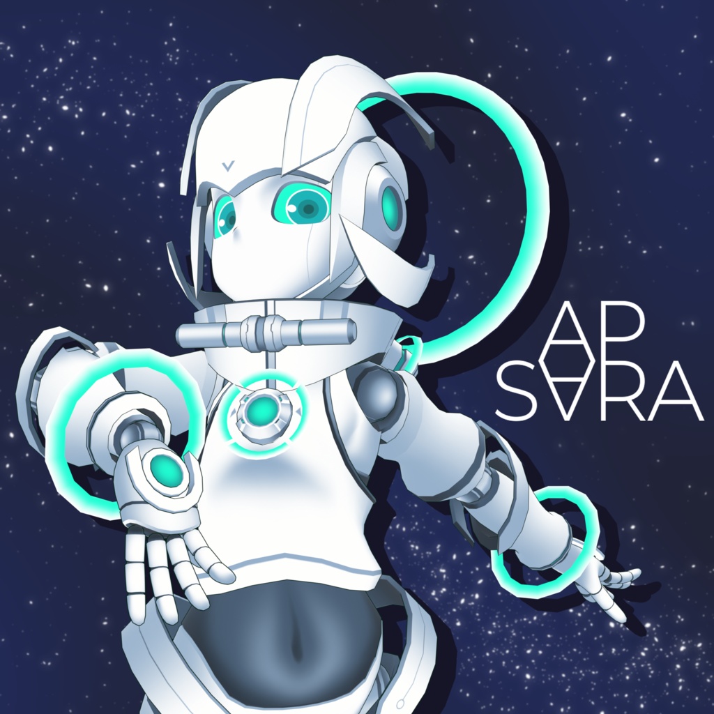 【オリジナル3Dモデル】 APSARA ― 星々の舞姫
