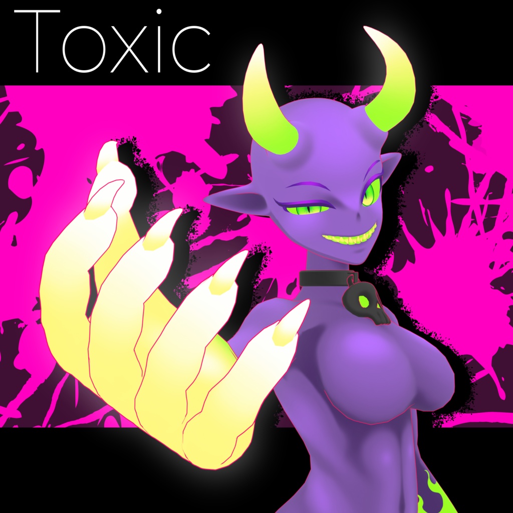【オリジナル3Dモデル】 トキシック・苦痛を司る天使