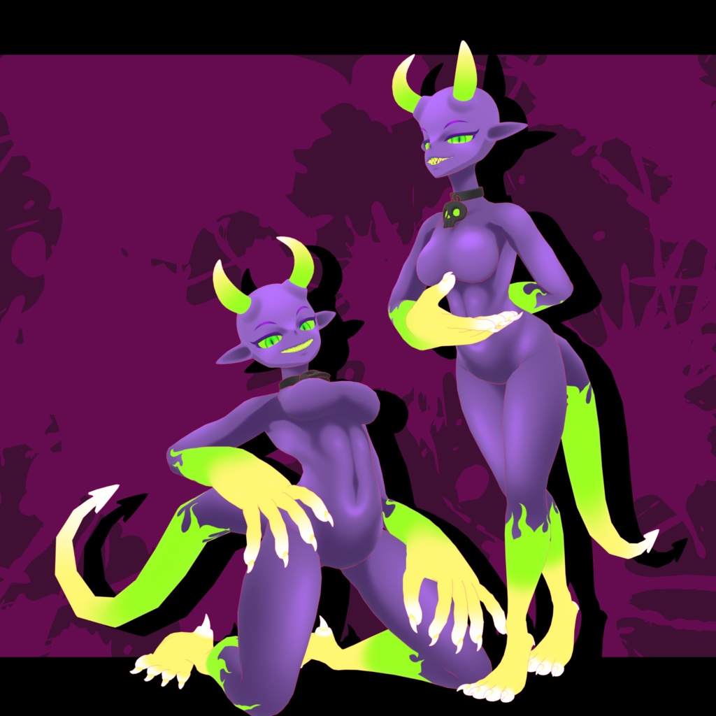 【オリジナル3Dモデル】 トキシック・苦痛を司る天使