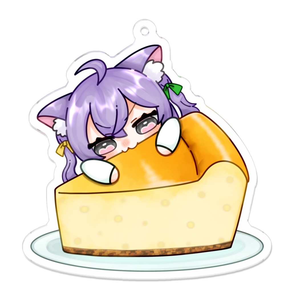 2025采芽なこ生誕グッズ_チーズケーキアクキー