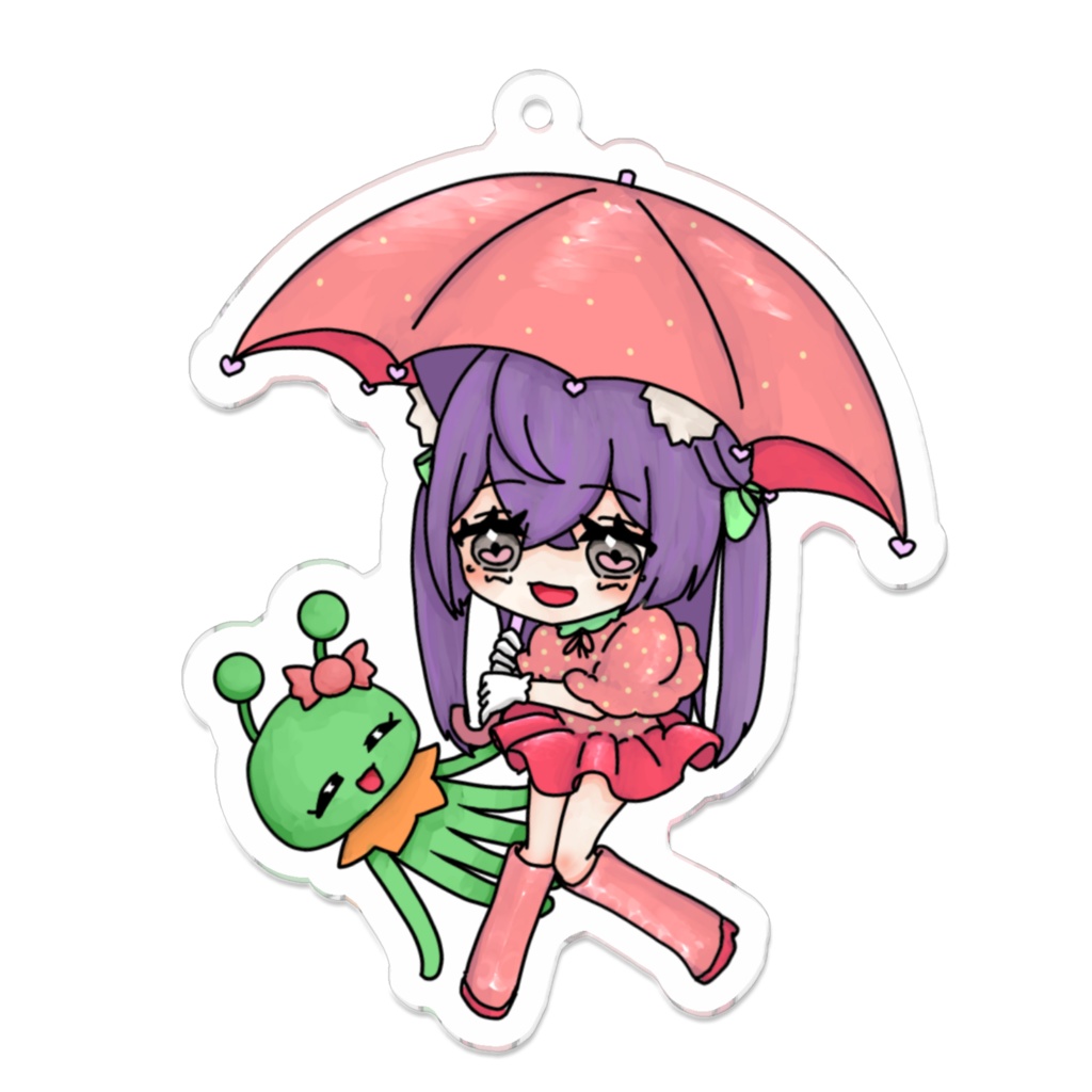 2025采芽なこ生誕グッズ_いちごアクキー