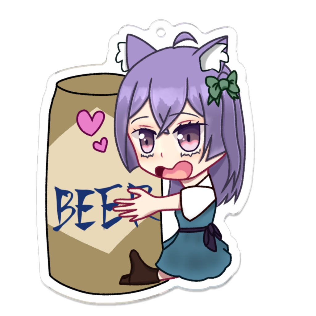 2025采芽なこ生誕グッズ_酒アクキー