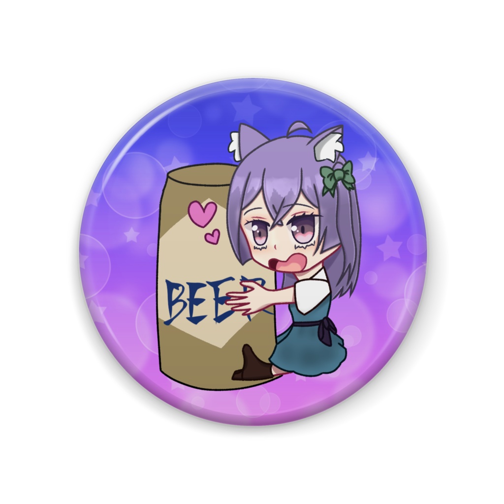 2025采芽なこ生誕グッズ_酒缶バッジ