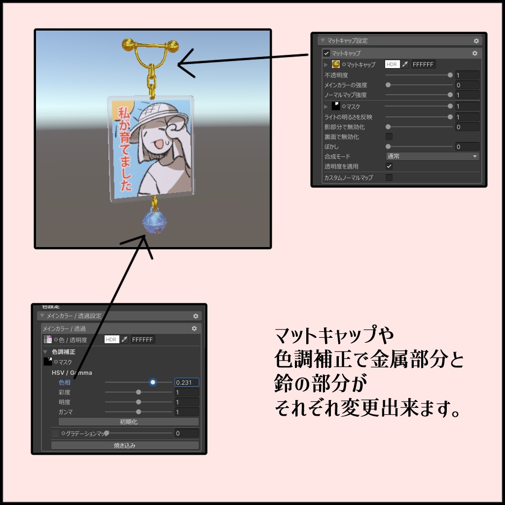 生産者の顔付きピアス 缩略图 2
